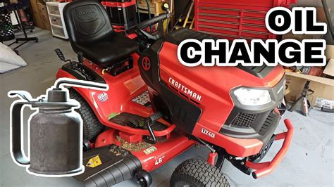 change oil on craftsman riding mower|craftsman lawn mower oil drain.